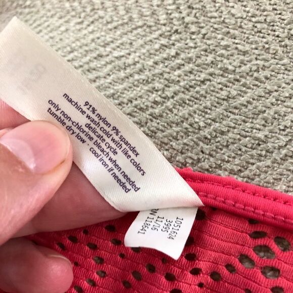 Caique Swim Coverup Tulip Pink Perforated 18 20 - Picture 6 of 6